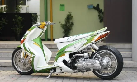 Perubahan Tampilan Motor Atau Modifikasi Beberapa Bagian