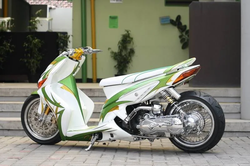 Perubahan Tampilan Motor Atau Modifikasi Beberapa Bagian