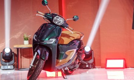 Kendaraan Roda Dua Skuter Yang Mirip Dengan Vespa