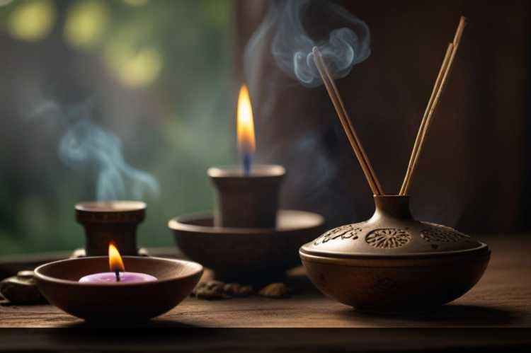 Benda Di Bakar Dupa Untuk Pemujaan Atau Sembahyang
