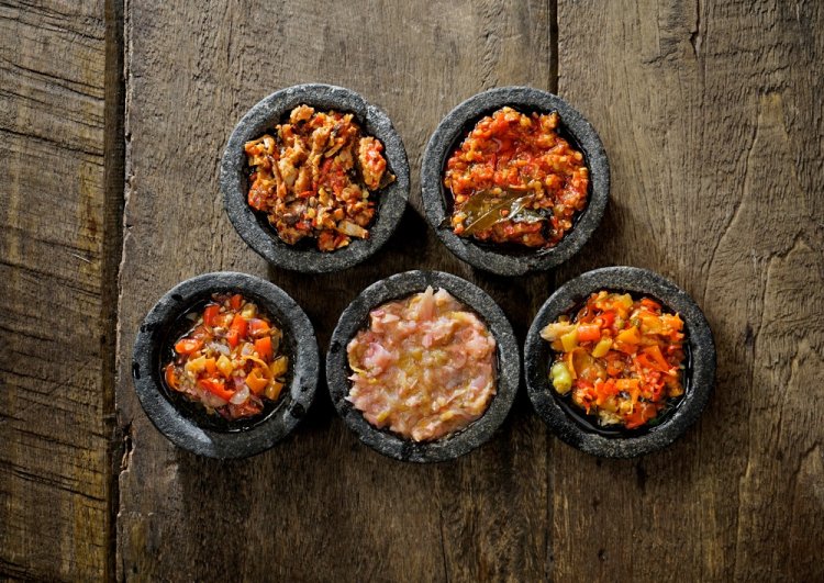 Pelengkap Makanan Sambal Hidangan Dari Indonesia
