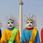 Penampilan Budaya Betawi Sebuah Ondel Ondel