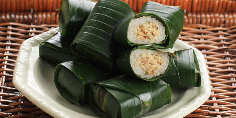 Hidangan Tradisional Lemper Sejenis Kue Di Indonesia