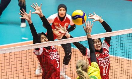 Olahraga Bola Tangan Voli Dengan Dua Regu Bermain